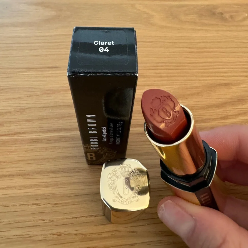 Bobbi Brown Luxe Lipstick Claret #1 Bestseller NIB